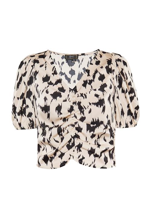 faina Bluse  beige / sort