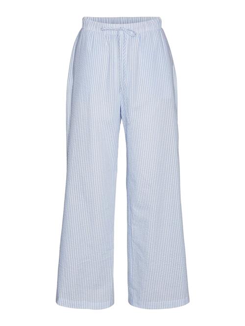 VERO MODA Bukser  blå / hvid