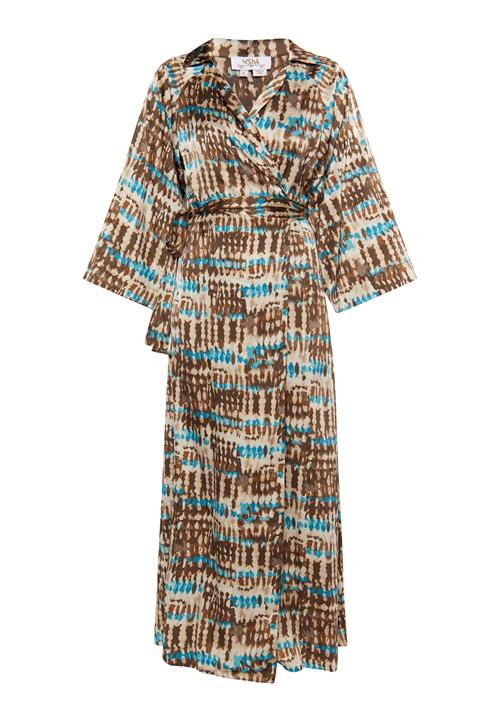 usha FESTIVAL Kjole  beige / aqua / brun