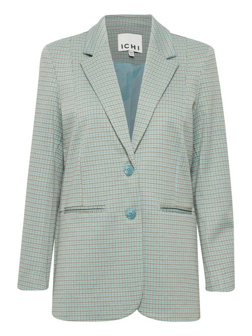 Se ICHI Blazer 'Kate'  lyseblå / lysebrun / mint hos About You