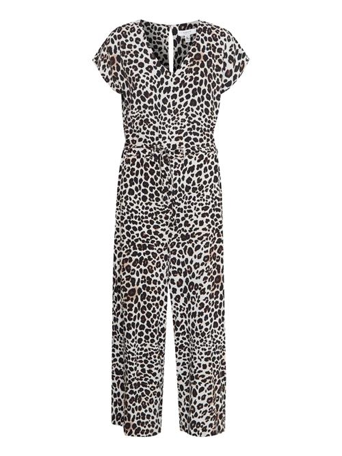 b.young Jumpsuit 'Joella'  beige / sort / hvid