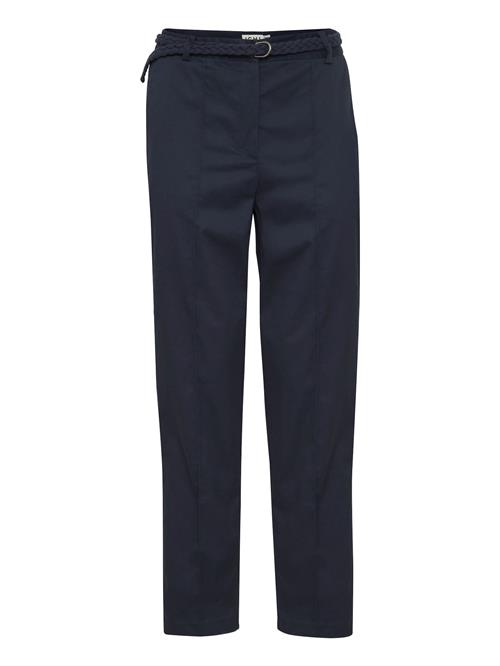 ICHI Bukser med fals 'Ulani'  navy