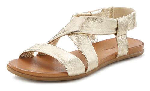 LASCANA Sandaler  brun / guld