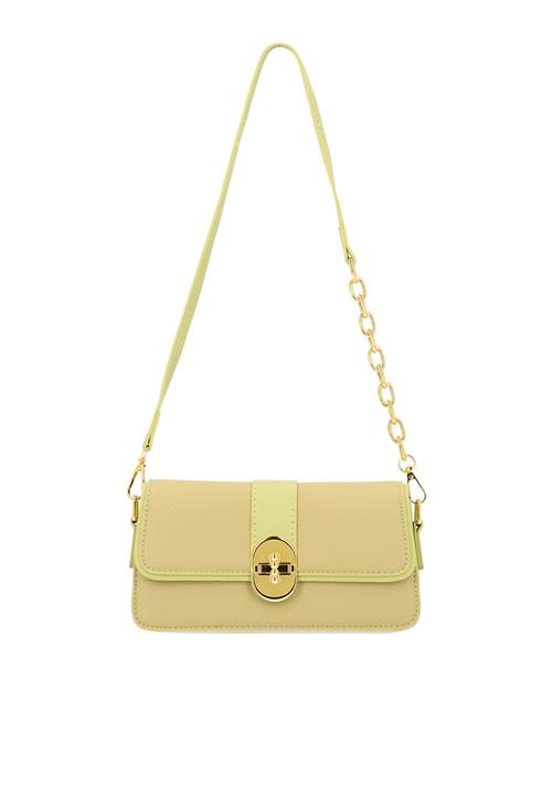 faina Skuldertaske  lemon / mørkegul