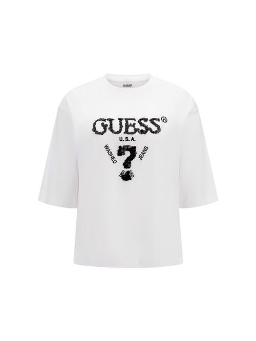 GUESS Shirts 'AURELIE'  sort / hvid