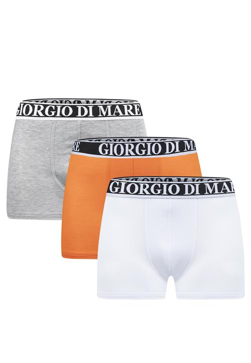 Giorgio di Mare Boksershorts  grå-meleret / orange / sort / hvid