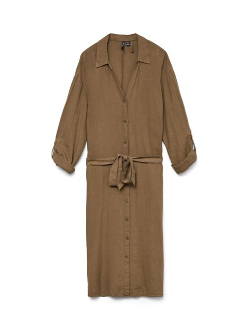 VERO MODA Blusekjole 'Linn'  brun