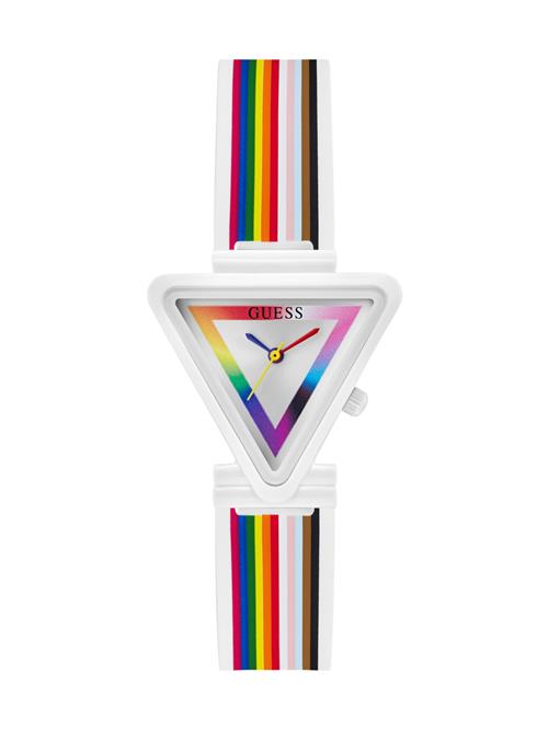 GUESS Analogt ur 'FAME'  mørkelilla / lyseorange / lys pink / naturhvid