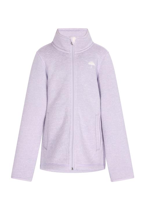 Schmuddelwedda Fleecejakke  lilla / hvid