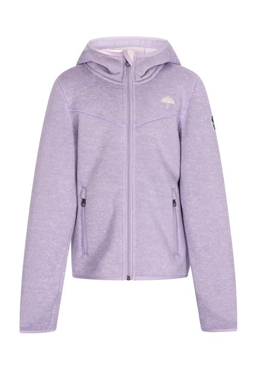 Schmuddelwedda Fleecejakke  lilla / sølv