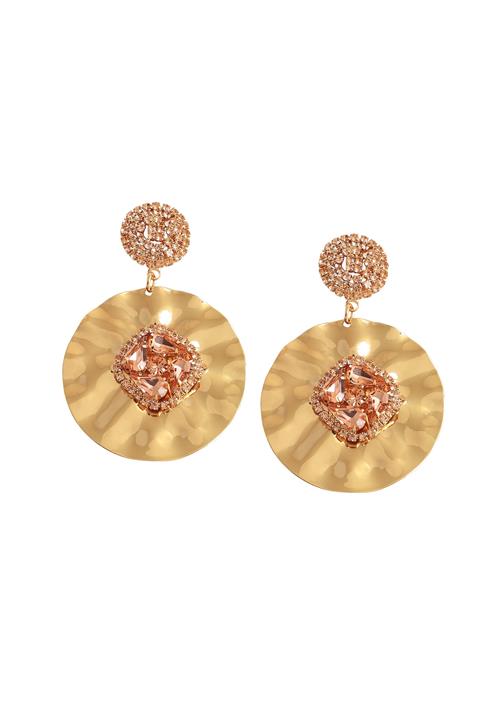 SOHI Øreringe 'Juanita'  guld / pastelorange