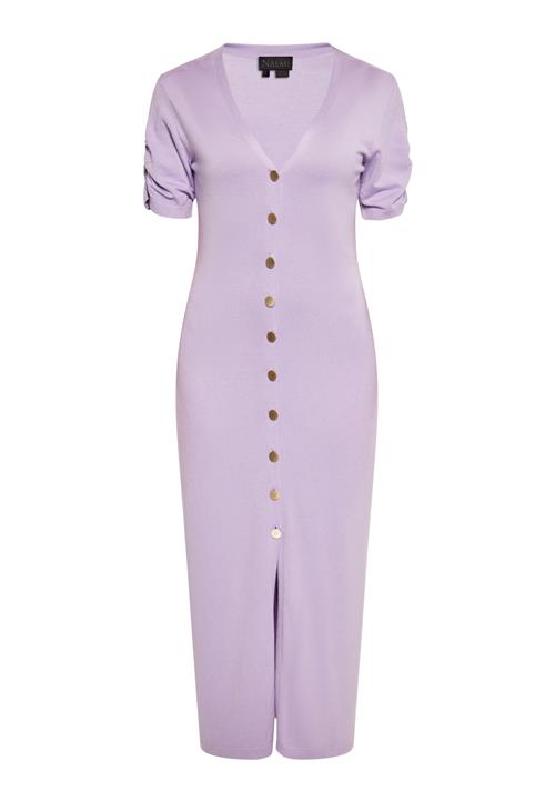 NAEMI Strikkjole  lavendel