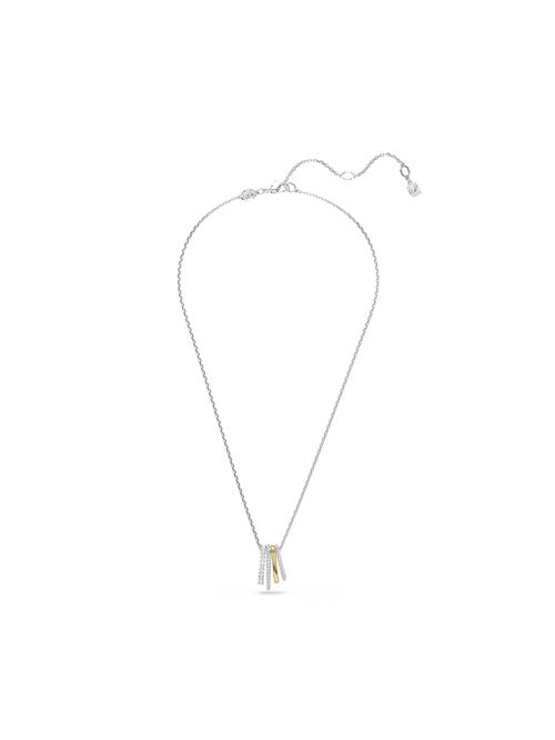 Swarovski Kæde 'Hyperbola'  guld / sølv / transparent