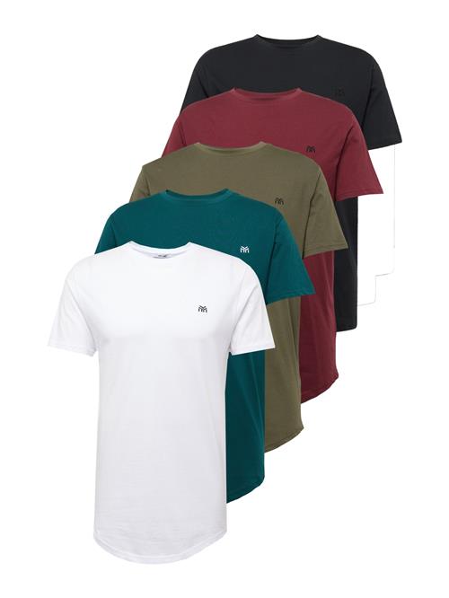 ABOUT YOU Bluser & t-shirts 'Dorian'  turkis / khaki / hvid