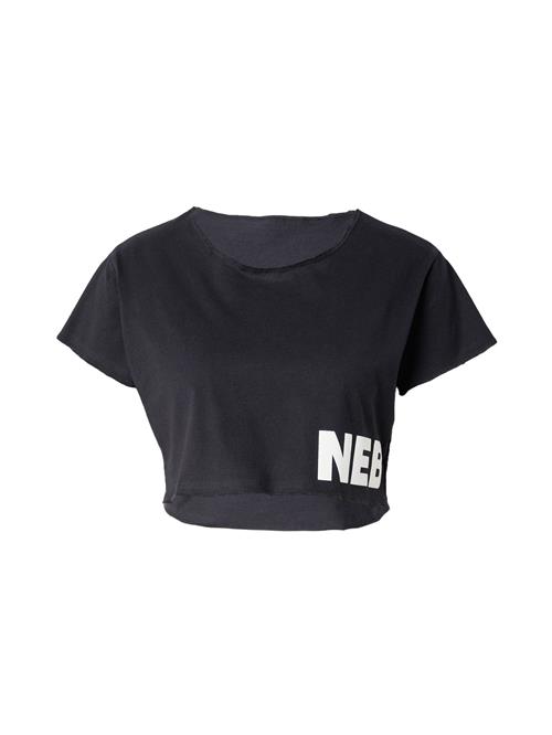 NEBBIA Funktionsbluse 'POWERHOUSE'  sort / hvid