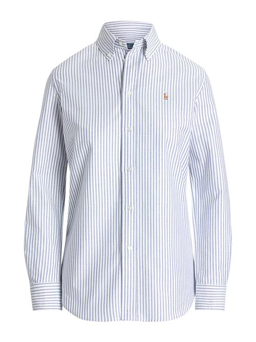 Polo Ralph Lauren Bluse  lyseblå / cognac / hvid