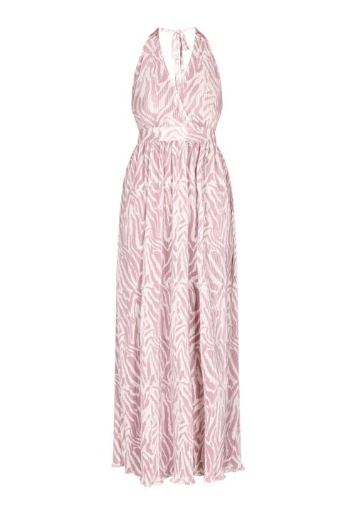 IZIA Kjole  lilla / hvid