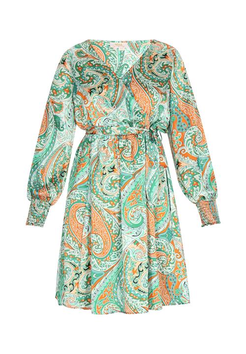 usha FESTIVAL Sommerkjole  grøn / mint / orange / offwhite