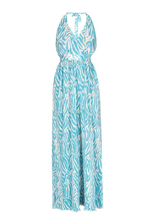 IZIA Kjole  blå / hvid