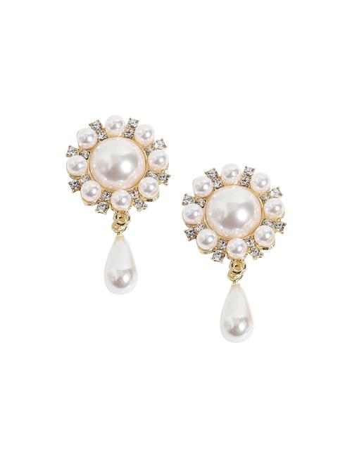 SOHI Øreringe  guld / sølv / hvid