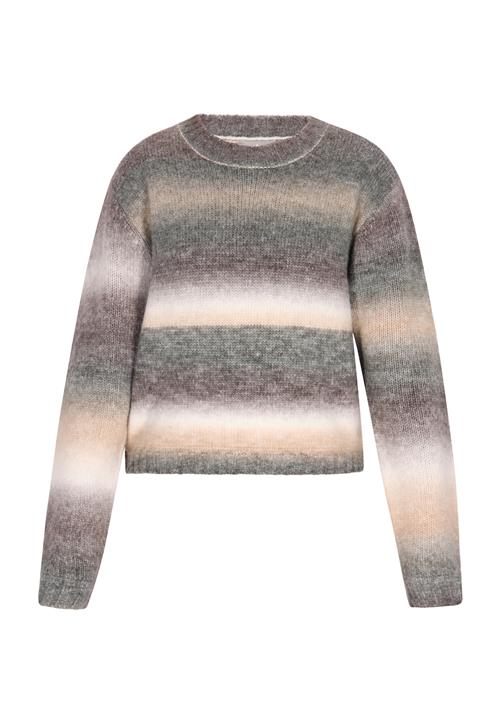 Usha Pullover  beige / choko / grå-meleret / hvid