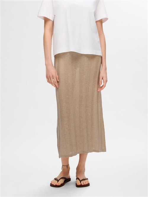 SELECTED Nederdel  beige