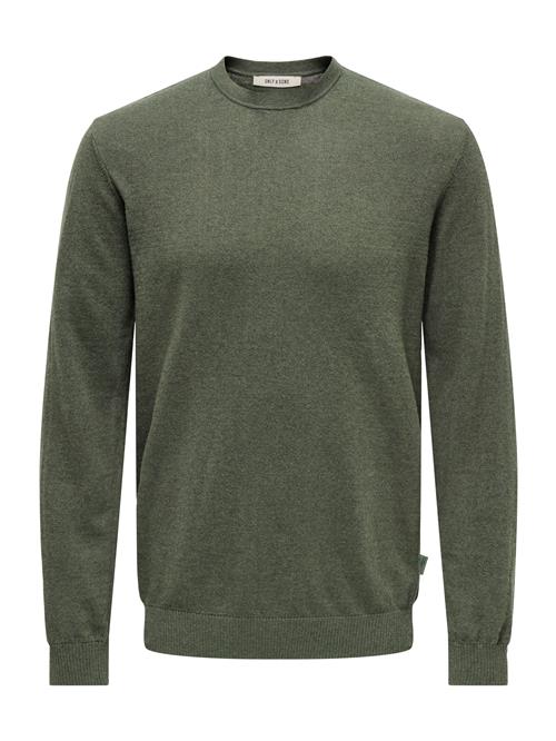 Only & Sons Pullover 'ONSLoui'  mørkegrøn