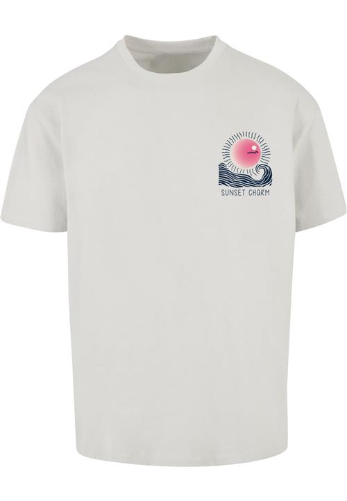 Merchcode Bluser & t-shirts 'Sunset Charm'  navy / lysegrå / pink