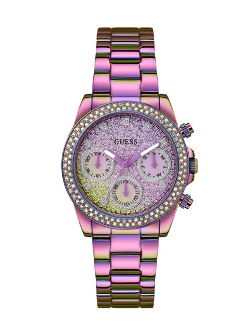 GUESS Analogt ur 'Sol'  pink / purpur