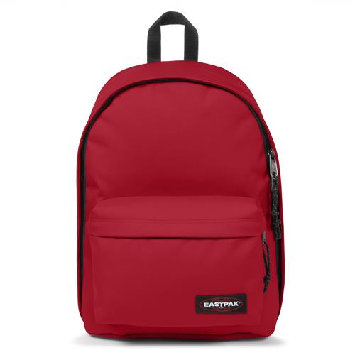 EASTPAK Rygsæk 'Out Of Office'  rød / sort / hvid