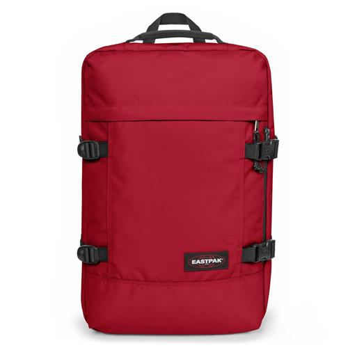 EASTPAK Weekendtaske 'Travelpack'  rød / sort