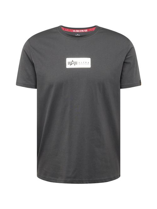ALPHA INDUSTRIES Bluser & t-shirts  grafit / sølv