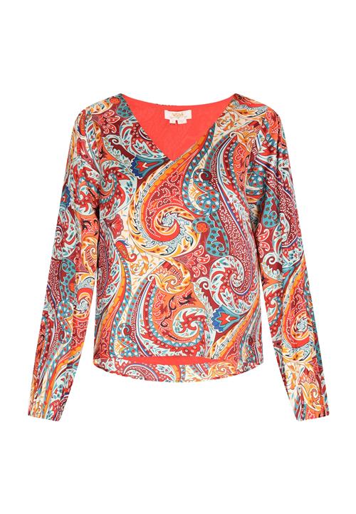 usha FESTIVAL Bluse  lyseblå / orange / hummer / hvid