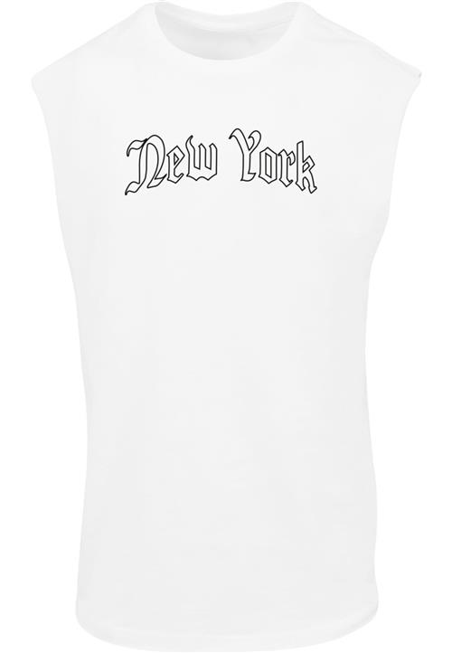 Mister Tee Bluser & t-shirts 'New York'  sort / hvid