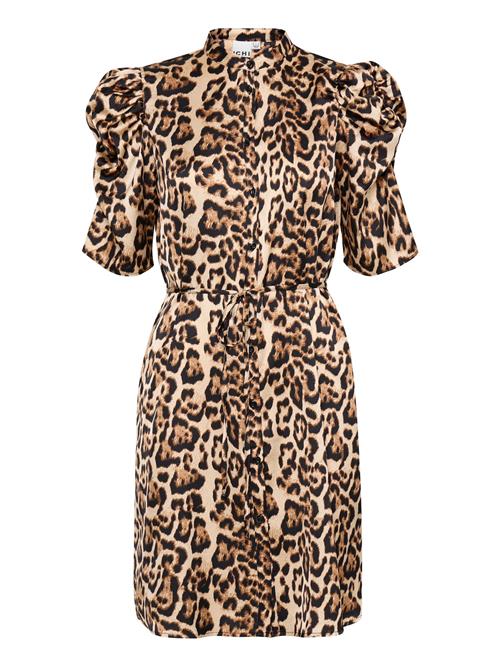 ICHI Blusekjole 'Nina'  beige / brun