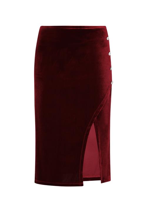 faina Nederdel  vinrød