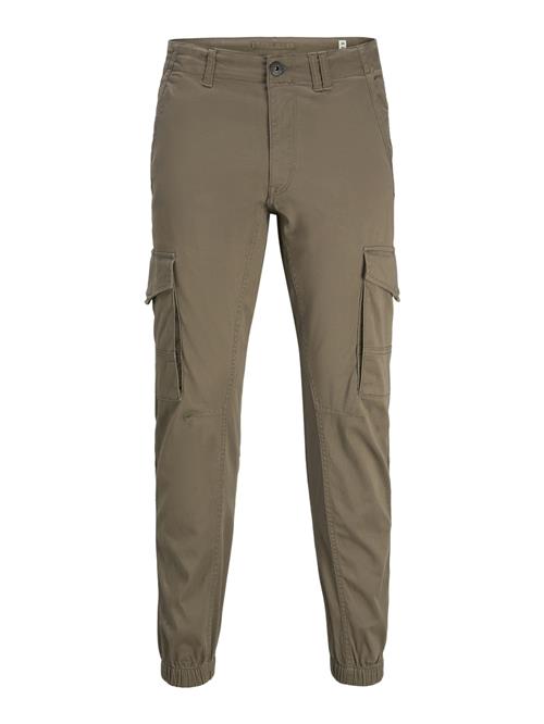 JACK & JONES Cargobukser 'JJIPaul JJFlake'  mudderfarvet