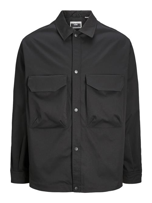 JACK & JONES Overgangsjakke 'HELVETICA'  sort