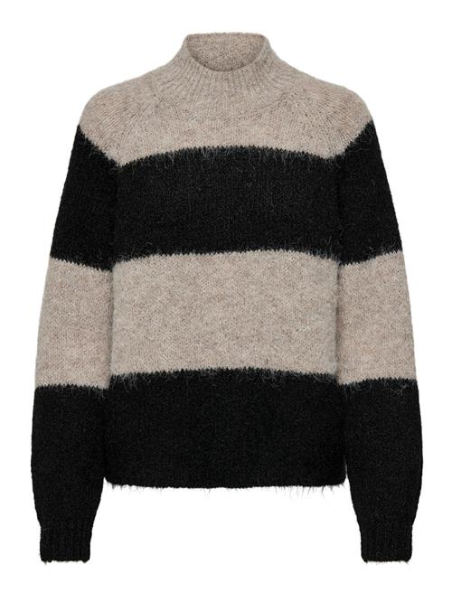 JDY Pullover 'JDYZoey'  beige-meleret / sort
