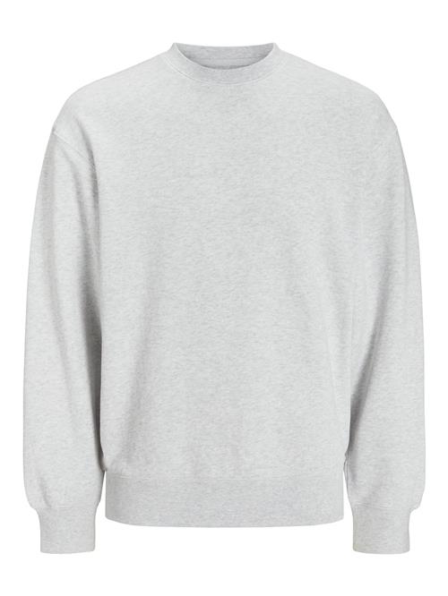 JACK & JONES Sweatshirt 'JJECharge'  hvid-meleret