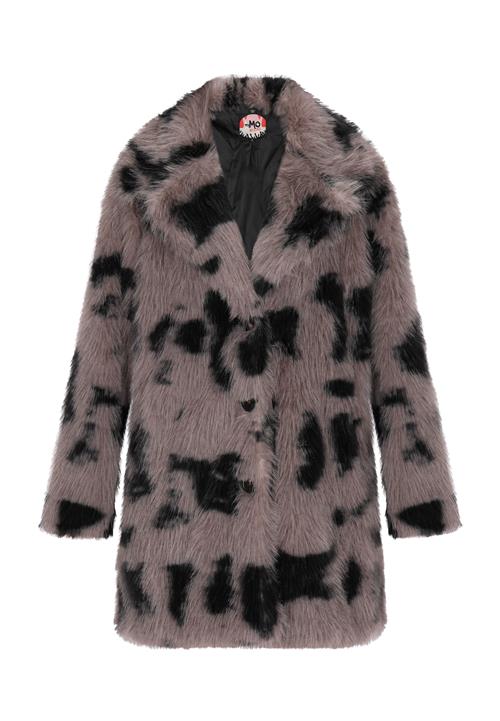 myMo ROCKS Overgangsfrakke  basalgrå / sort