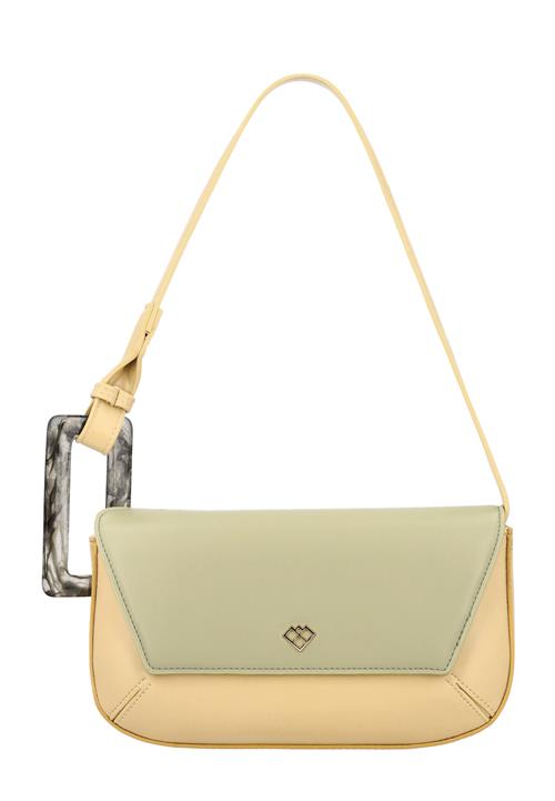 Usha Skuldertaske  lysegul / pastelgrøn