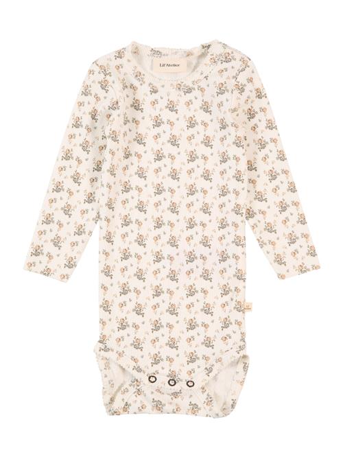 Lil'Atelier Sparkedragt/Body 'NBFGago'  lysebrun / mørkegrøn / pastelorange / uldhvid