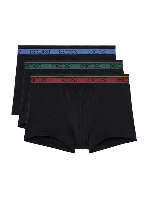HOM Boksershorts 'Tiago'  safir / mørkegrøn / vinrød / sort