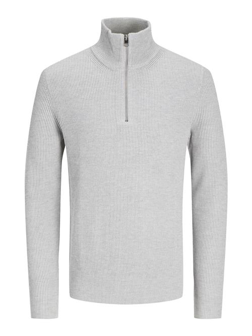 JACK & JONES Pullover 'JJEPerfect'  lysegrå