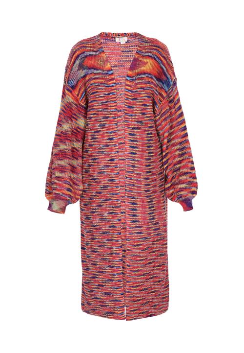 IZIA Cardigan  blå / gul / orange / rød