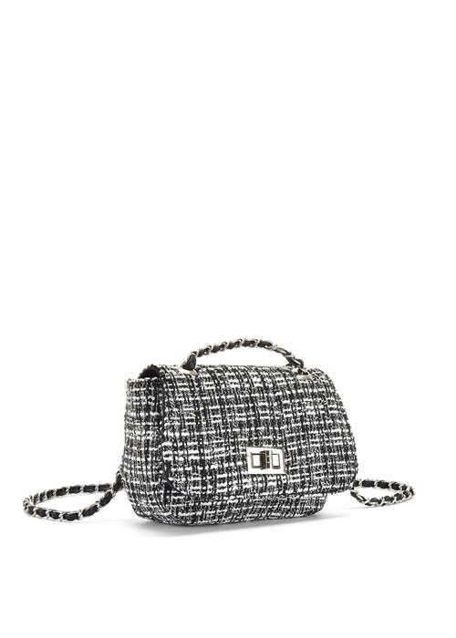 VIVANCE Skuldertaske  sort / hvid