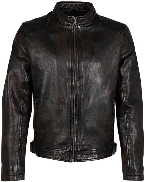 Gipsy by Mauritius Overgangsjakke  mørkebrun / sort / sølv