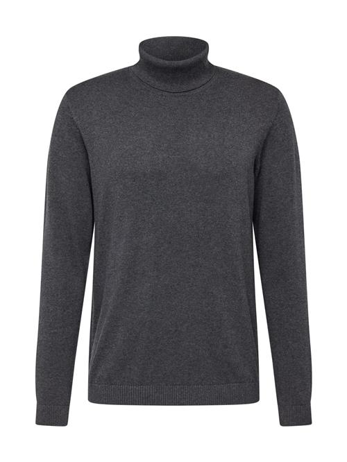 JACK & JONES Pullover 'JJEBasic'  mørkegrå