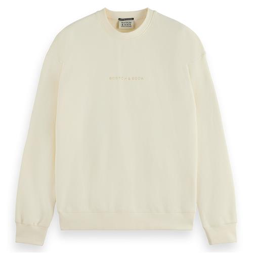 SCOTCH & SODA Sweatshirt  sand / uldhvid